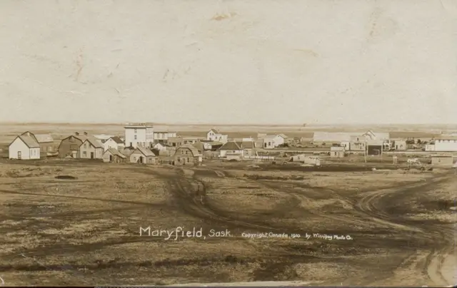 View of Maryfield from the prairie